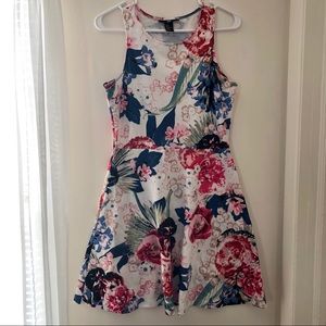 H&M Floral Fit and Flare Dress